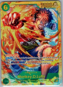 Monkey.D.Luffy OP13-118 SEC English Carrying On His Will - One Piece Card - NM - Image 1