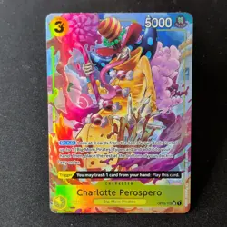Bandai Charlotte Perospero PRB-01 OP03-113 Alternate Art Foil One Piece CCG 2023 - Image 1