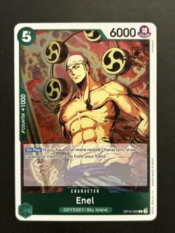 Enel Holo Rare Character OP10-025 One Piece Royal Blood NM/M - Image 1