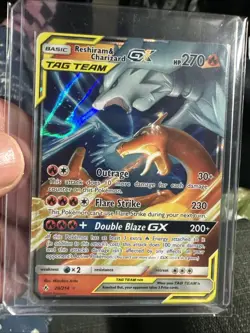 2019 Pokemon Reshiram & Charizard GX Holo Sun Moon Unbroken Bonds 20/214 PSA 9 - Image 1