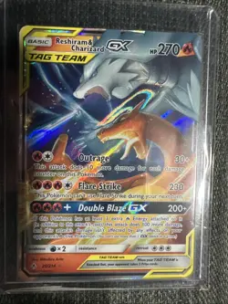 2019 Pokemon Reshiram & Charizard GX Holo Sun Moon Unbroken Bonds 20/214 PSA 9 - Image 3