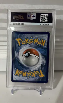 2019 POKEMON SUN & MOON UNBROKEN BONDS #20 RESHIRAM & CHARIZARD GX PSA 9 - Image 2