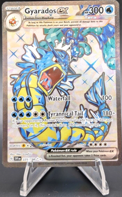 Pokemon Gyarados ex Full Art 225/198 Sv01: Scarlet & Violet Base Set Holo NM - Image 1