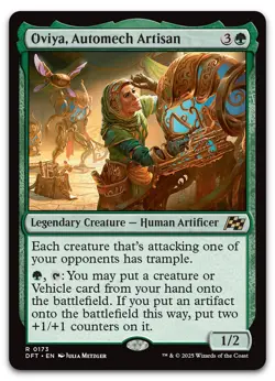 Oviya, Automech Artisan #173 (NM) Aetherdrift DFT Magic MTG - Image 1