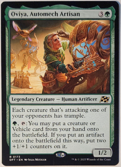 MTG - Oviya, Automech Artisan - DFT 0173 - Aetherdrift Rare Magic the Gathering - Image 1