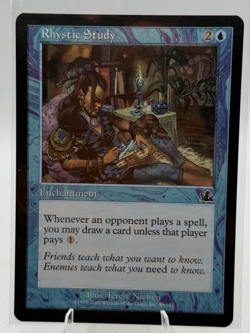 Rhystic Study Prophecy Near Mint Never Played Mtg Magic The Gathering - Image 1
