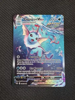 Pokemon Card - Vaporeon Vmax - Black Star Promo - SWSH182 Promo - Image 1