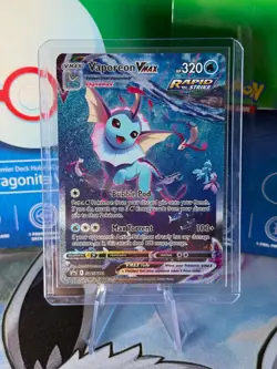 Vaporeon VMAX SWSH182 Premium Collection Promo Pokemon Card - Image 1