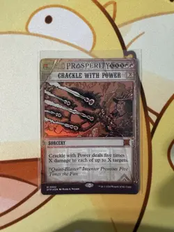 Crackle with Power Outlaws of Thunder Junction: Breaking News Foil - Image 1