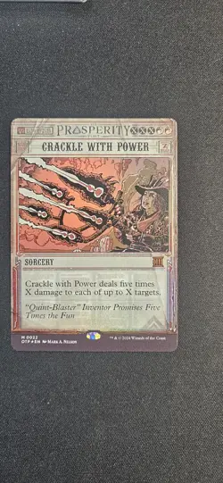 Crackle with Power Outlaws of Thunder Junction: Breaking News Foil - Image 1