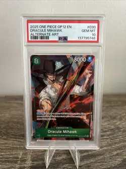 Dracule Mihawk (Alternate Art) OP12-030 Legacy of the Master Foil - Image 1
