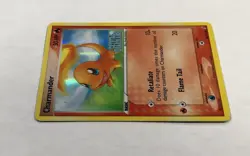Pokemon CHARMANDER Card 48/100 Reverse Holo Common EX Crystal Guardians Stamped - Image 5