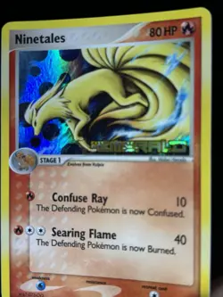 Ninetales 38/106 Stamped Reverse Holo EX Emerald Pokemon Card NM / LP - Image 2