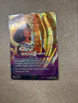 Disney Lorcana Fantastical and Magical Enchanted 212/204 Reign of Jafar Holo #2 - Image 1