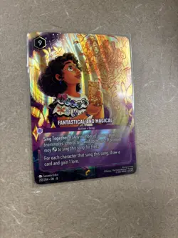 Disney Lorcana Fantastical and Magical Enchanted 212/204 Reign of Jafar Holo #2 - Image 4