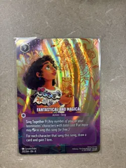 Disney Lorcana Fantastical and Magical Enchanted 212/204 Reign of Jafar Holo #2 - Image 5