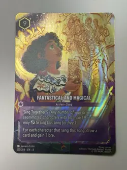 Disney Lorcana Fantastical and Magical Enchanted 212/204 Reign of Jafar - Image 1