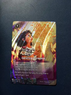 Disney Lorcana Fantastical and Magical (Enchanted) 212/204 Reign of Jafar Holo - Image 1