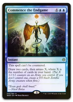 Commence the Endgame #45 (Foil) (NM) War of the Spark WAR Magic MTG - Image 1