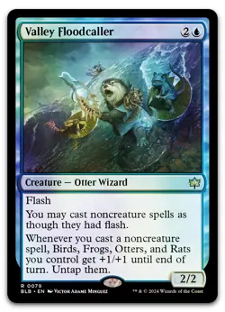 Valley Floodcaller #79 (Foil) (NM) Bloomburrow BLB Magic MTG - Image 1