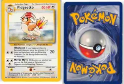 Pidgeotto 22/102 Rare Base Set Pokemon MP - Image 3