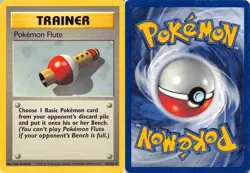 Pokemon Flute 86/102 Uncommon Base Set Pokemon MP - Image 3