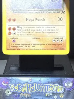 Pokemon Card Dark Machamp 27/82 Team Rocket Non Holo WOTC Light Play - Image 3