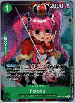 Perona (Illustration Box Vol.4) OP09-034 English Promo - One Piece Card - NM - Image 1