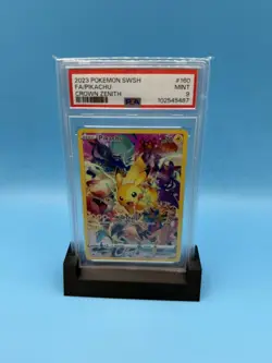 PSA 9 MINT Pokemon TCG Pikachu Crown Zenith 160/159 Holo Secret Rare - Image 1