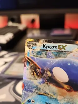 Pokemon TCG Kyogre EX XY Black Star Promos Holo Rare Card XY41 (LP) - Image 3