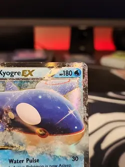Pokemon TCG Kyogre EX XY Black Star Promos Holo Rare Card XY41 (LP) - Image 4