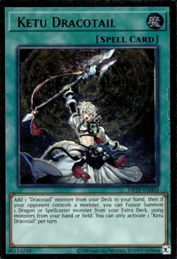 Ketu Dracotail OP29-EN003 OTS Tournament Pack 29 Ultimate Rare Unlimited NM - Image 1