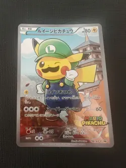 Luigi Pikachu 296/XY-P Promo Special Box Limited Pokemon Card Japanese - Image 1