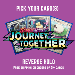 Pokemon TCG - Journey Together - PICK YOUR CARD(S) - Reverse Holo - Singles - Image 1