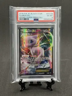 2016 POKEMON XY BLACK STAR PROMO SUPER-PREM COLL #XY126 FULL ART/MEW EX PSA 6 - Image 1
