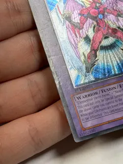 Yugioh EURO Elemental Hero Air Neos STON-EN034 Ultimate Rare 1st Edition MP - Image 4