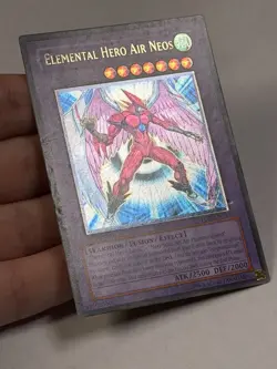 Yugioh EURO Elemental Hero Air Neos STON-EN034 Ultimate Rare 1st Edition MP - Image 5
