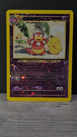 Pokemon TCG Slowking 14/18 - SWIRL - Southern Islands Reverse Holo Vintage WOTC - Image 2