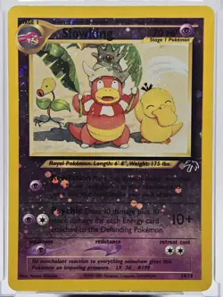 Pokemon TCG Slowking 14/18 Southern Islands Reverse Holo Promo English HP - Image 2
