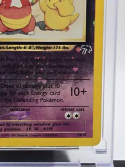 Pokemon TCG Slowking 14/18 Southern Islands Reverse Holo Promo English HP - Image 5
