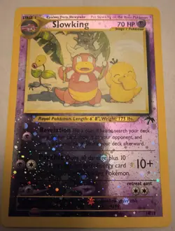 Pokemon TCG Slowking 14/18 Southern Islands Reverse Holo Promo 70HP Vintage Card - Image 1