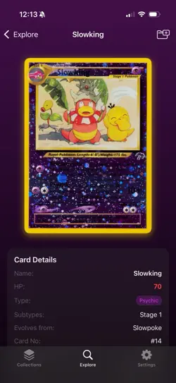 Slowking 14/18 Reverse Holo Rare Pokemon TCG - Southern Islands Great Condition - Image 1