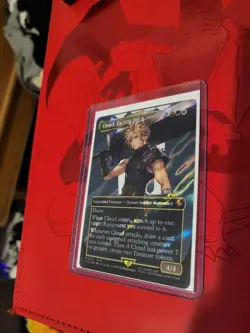 MTG Magic the Gathering Cloud Ex-SOLDIER (Borderless)(Surge-Foil) NM Unplayed - Image 3