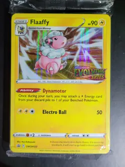 SEALED Flaaffy SWSH122 Evolving Skies Stamped Prerelease Promo Pack -Pokemon TCG - Image 1