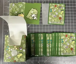 Pokemon Card Game Substitute Deck Box Green with Card Sleeves - Image 1
