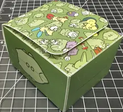 Pokemon Card Game Substitute Deck Box Green with Card Sleeves - Image 2