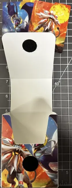 Pokemon Card Game Deck Box Sun & Moon Solgaleo Lunala Card Holder Storage - Image 3