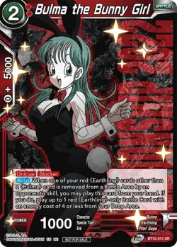 Bulma the Bunny Girl BT10-011 SR Championship 2022 Dragon Ball Super Card - Image 1