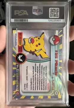 Pokemon Pikachu Topps Tv #25 Card! PSA 10! Rare And Low Pop! - Image 2