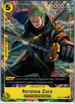 Roronoa Zoro (Illustration Box Vol.3) OP07-113 English - One Piece Card - NM - Image 1